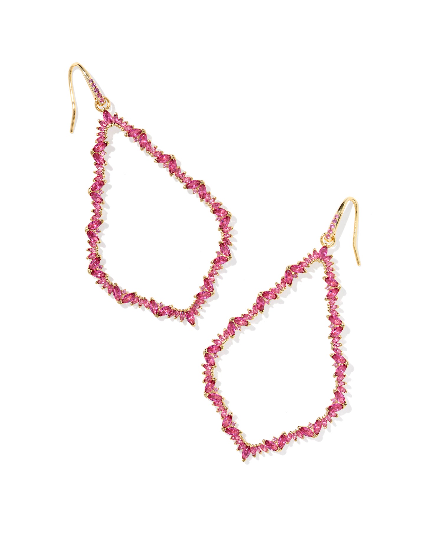 Sophee Crystal Open Frame Earrings - KS