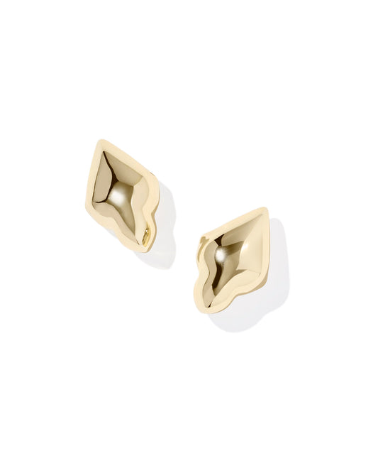 Adeline Metal Stud Earrings - KS