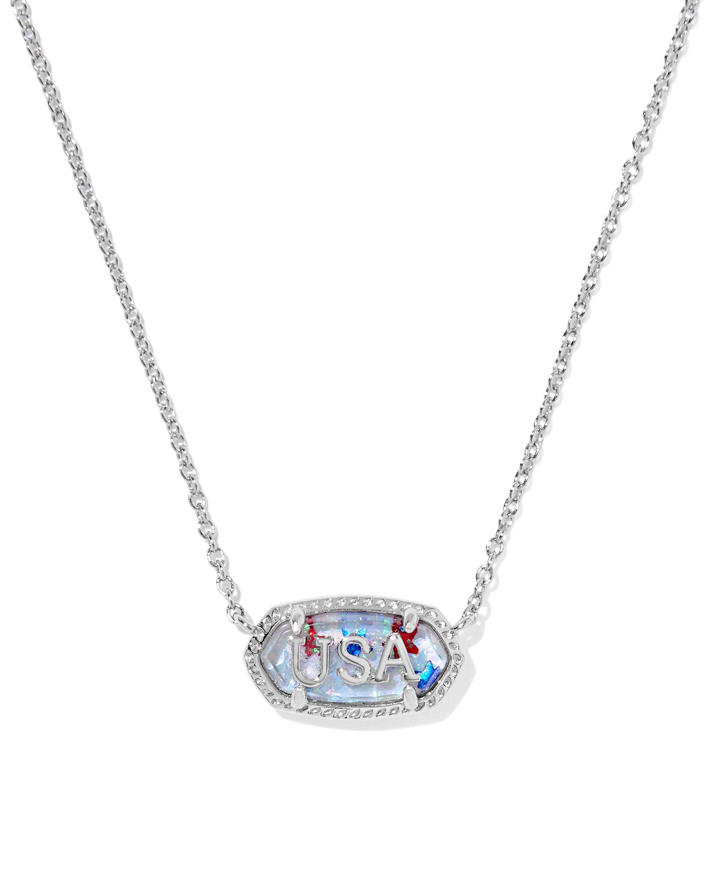 Elisa USA Short Pendant Necklace - KS
