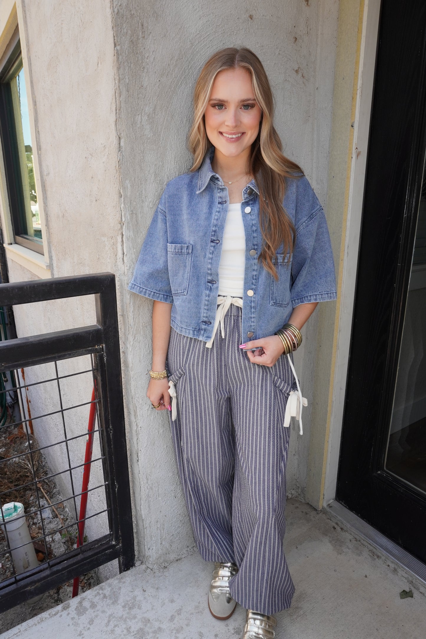 Shirley Short Denim Shirt/Jacket