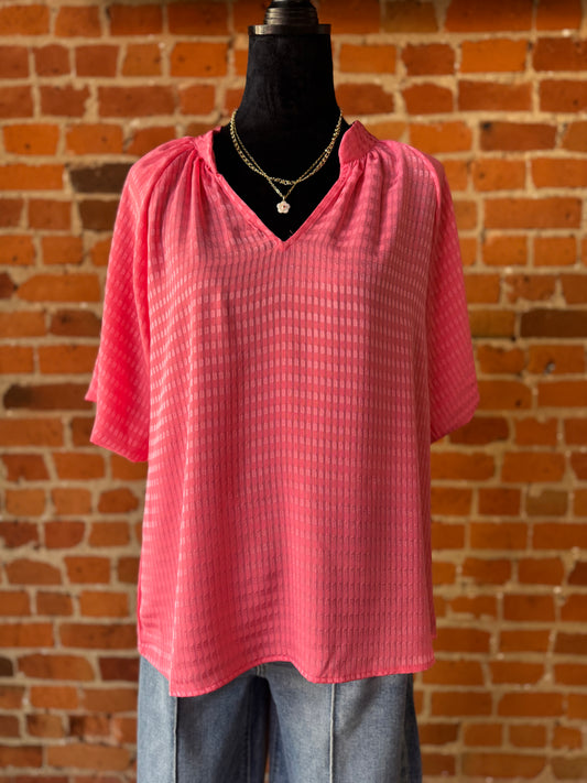 Peony Pink Top