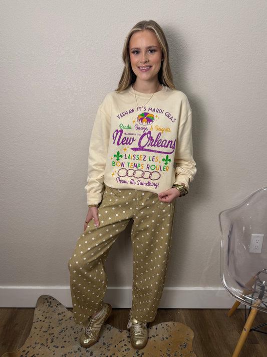 Yeehaw It’s Mardi Gras Sweatshirt