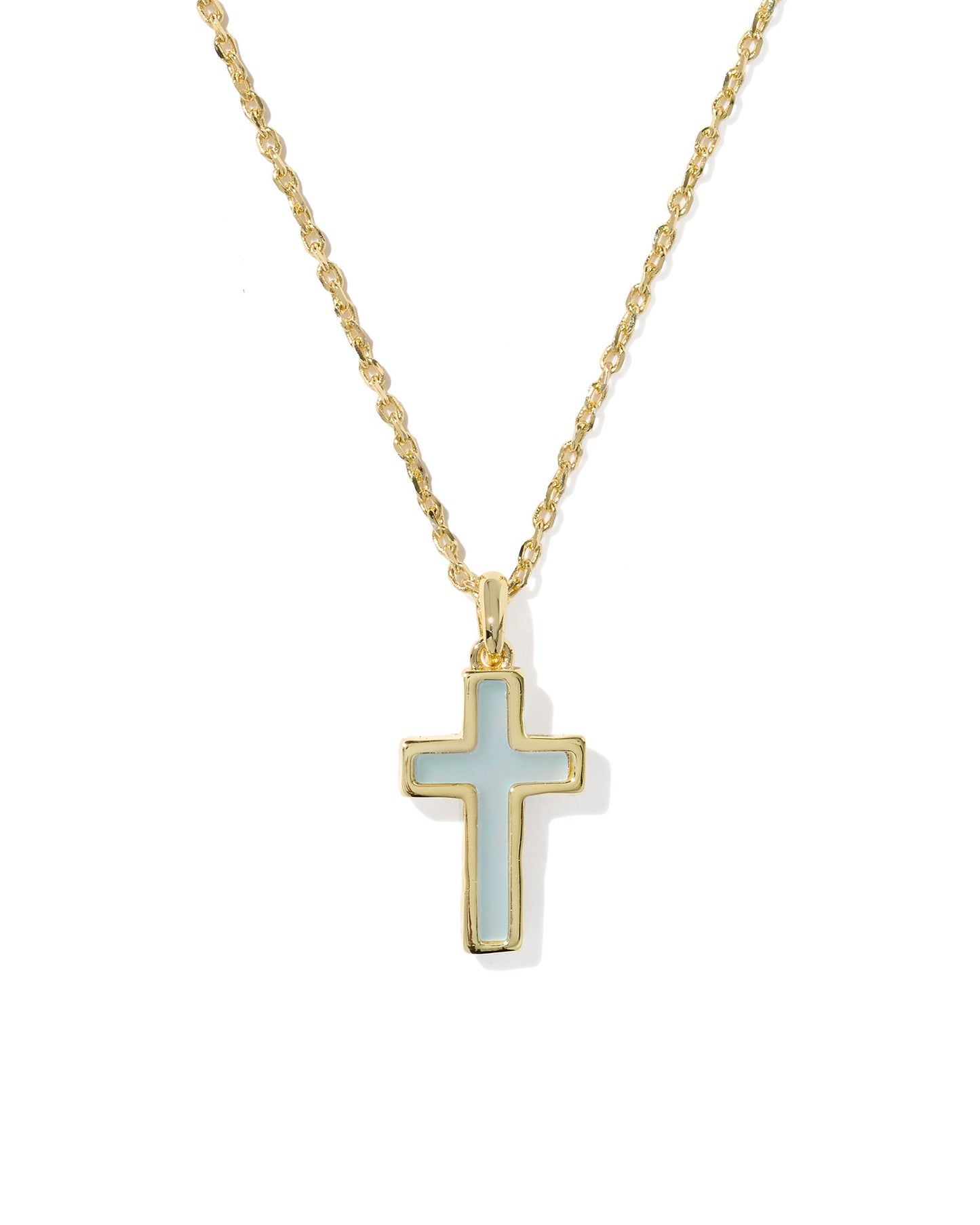 Cross Pendant Necklace Matte - KS