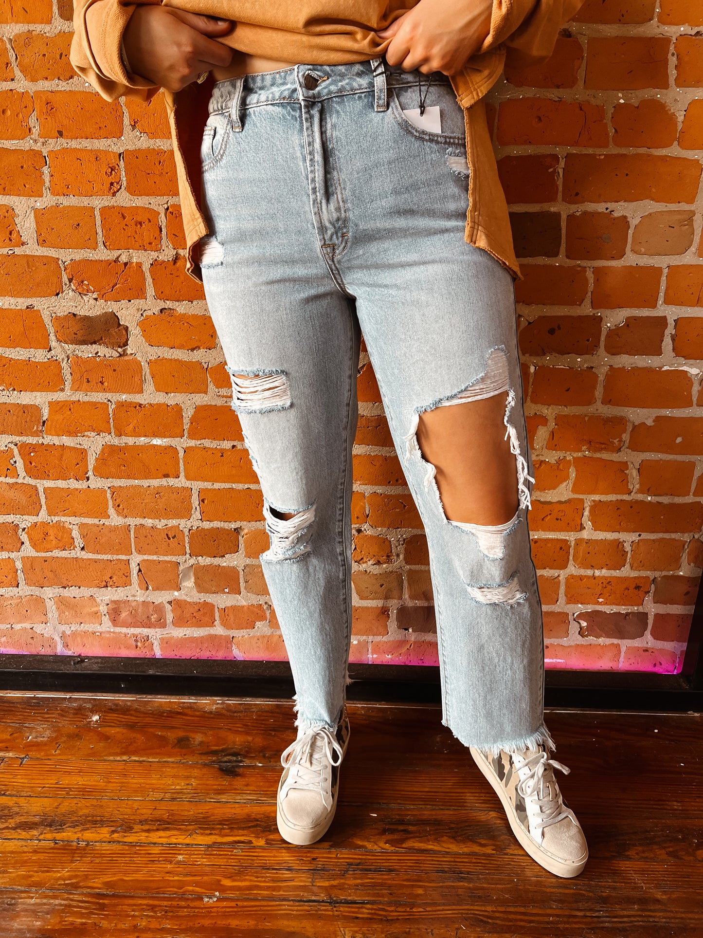 Walk This Way Cutout Jeans - Jelly Jeans