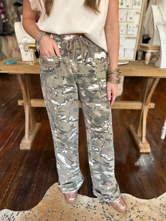 Camden Camo Print Pants