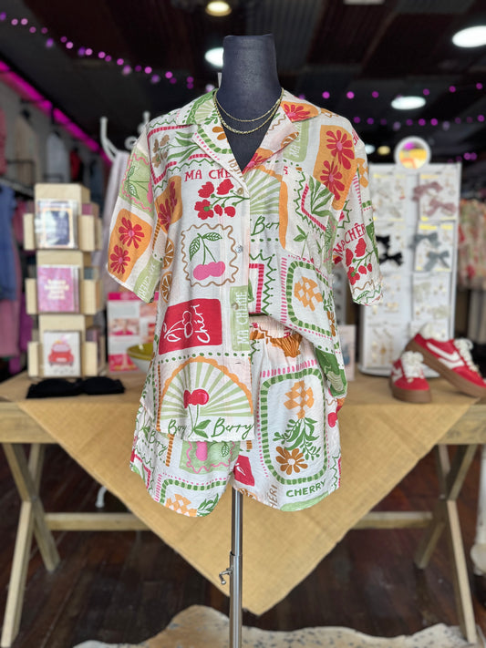 Tropical Dayz Set in Ivory Mix