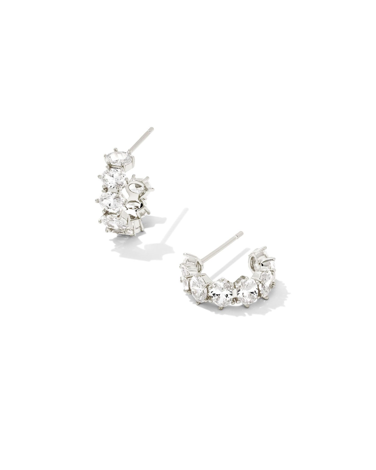 Cailin Crystal Huggie Earrings - KS