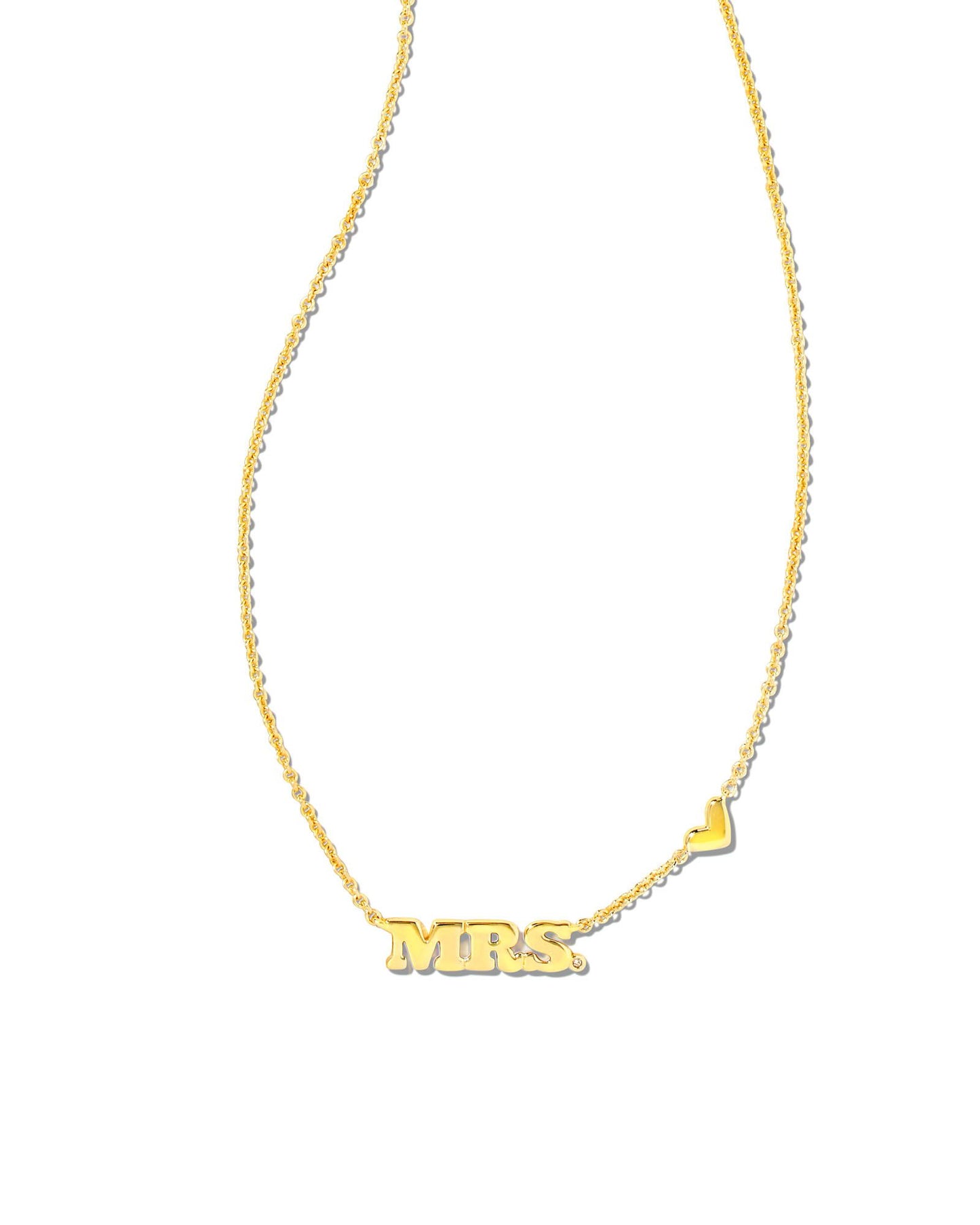 Mrs Pendant Necklace - KS