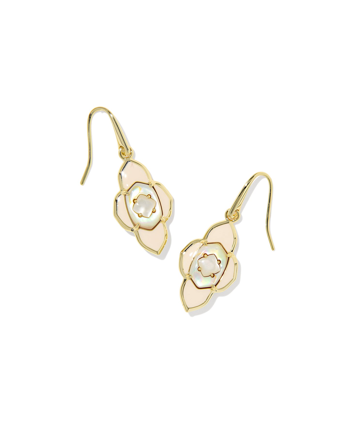 Abbie Medallion Small Drop Earrings - KS