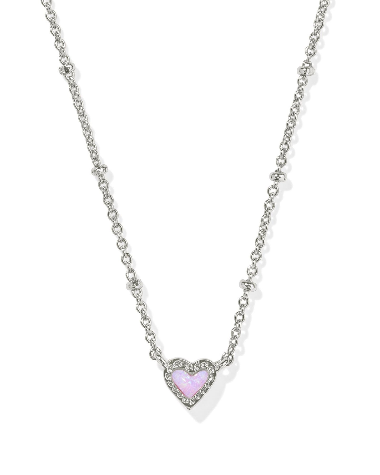 Mini Ari Heart Satellite Short Necklace - KS