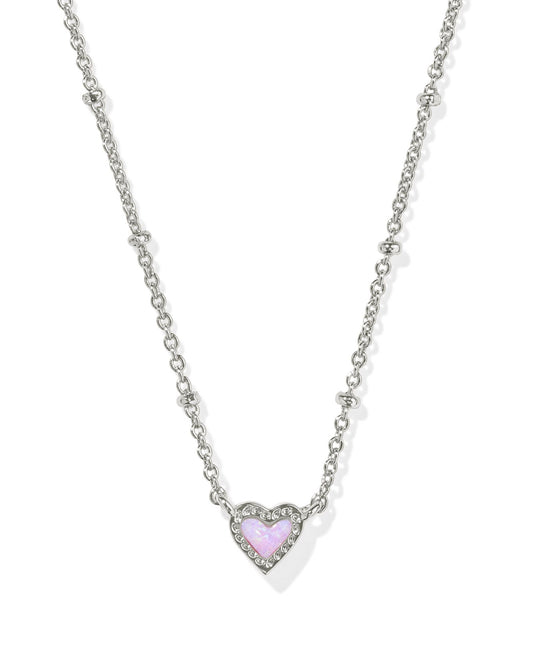 Mini Ari Heart Satellite Short Necklace - KS