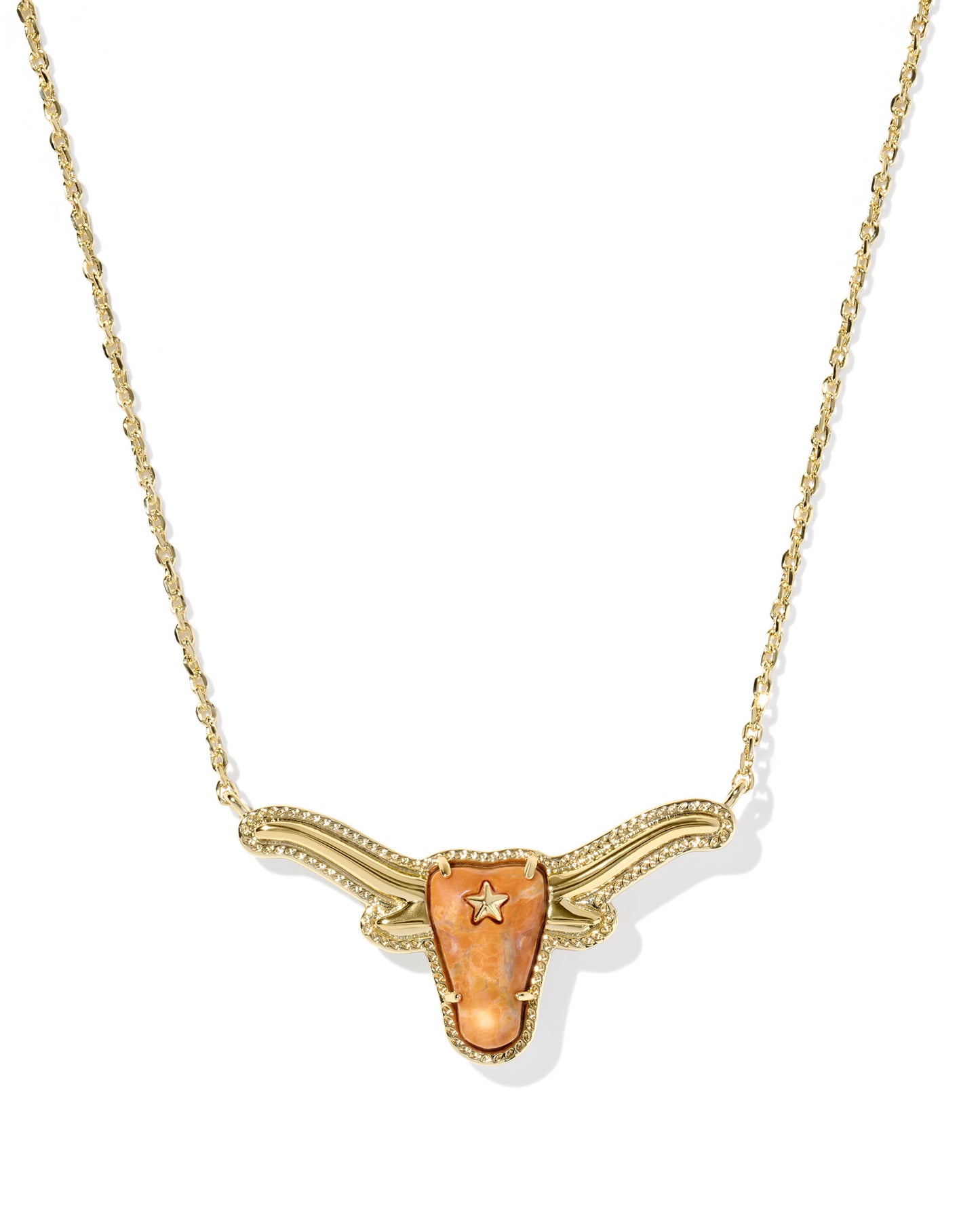 Longhorn Short Pendant Necklace - KS