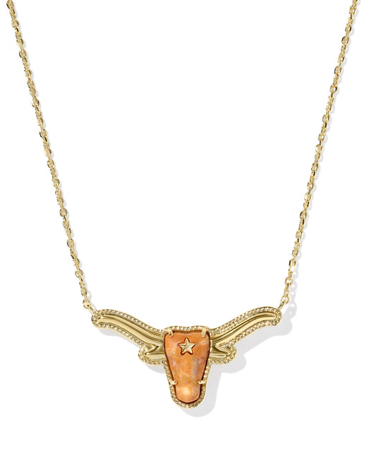 Longhorn Short Pendant Necklace - KS