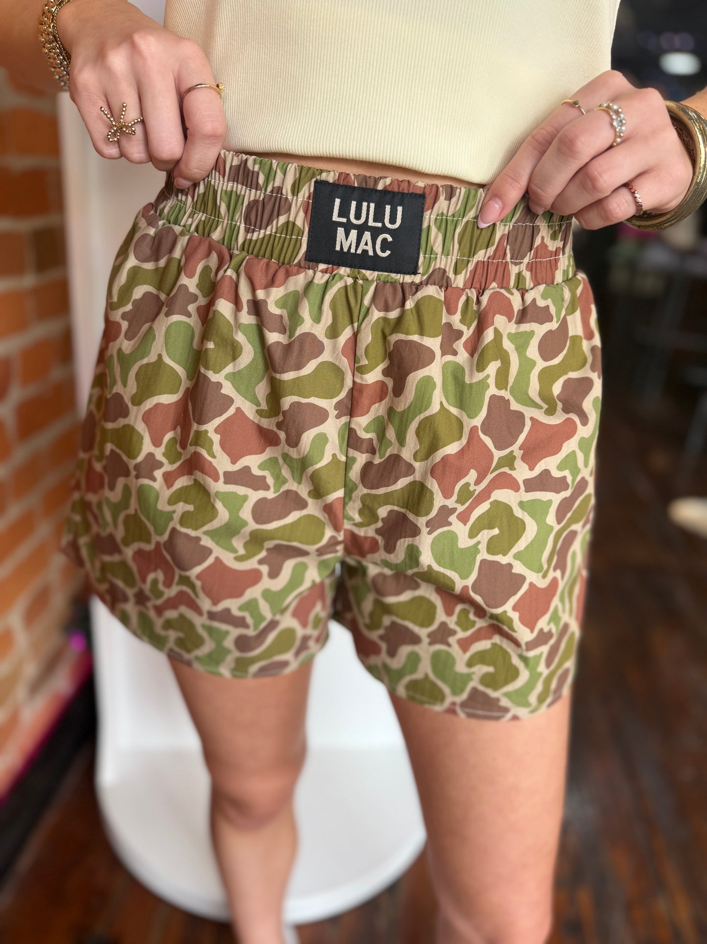 Lulu Mac Camo Boxer Shorts