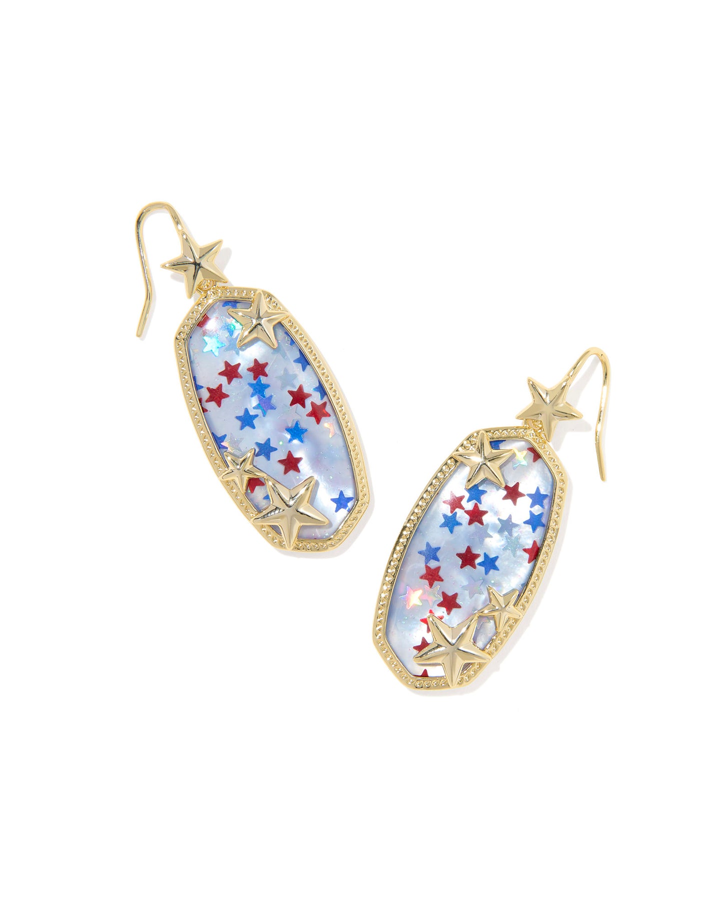 Elle Multi Star Drop Earrings - KS