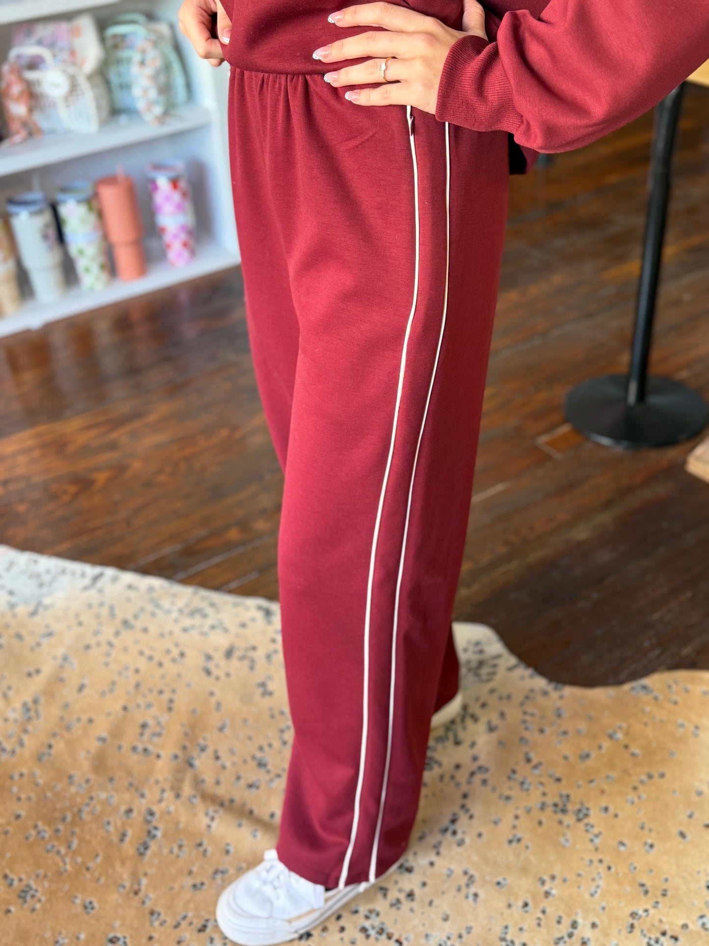 Coze Tracksuit in Maroon