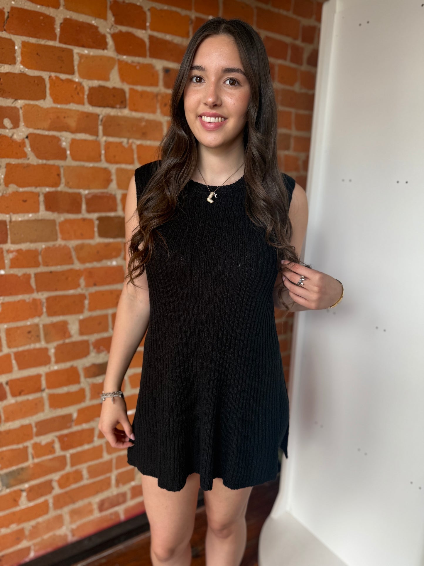 Beck Knit 2 Piece Set in Black