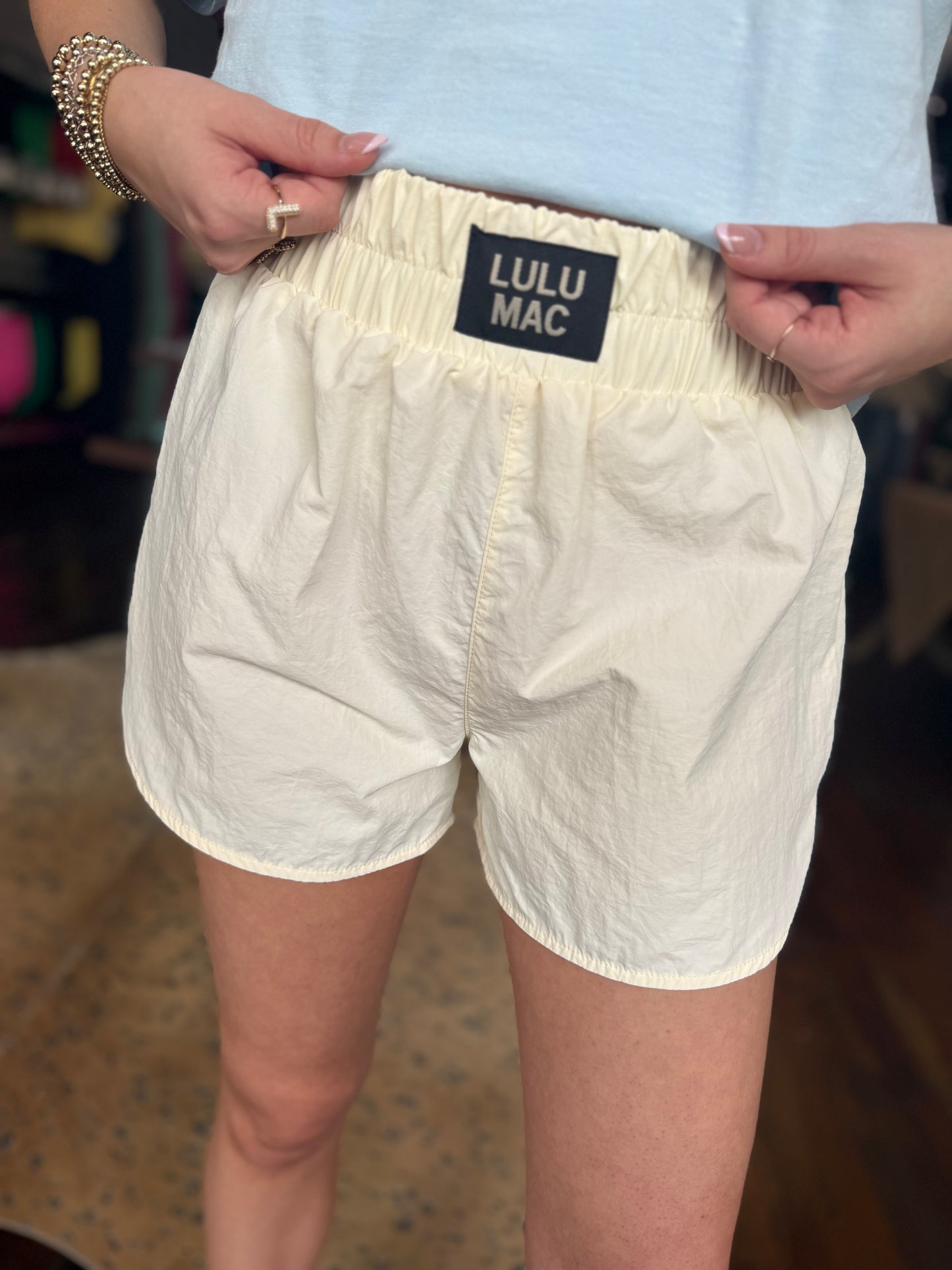 Lulu Mac OG Ivory Shorts