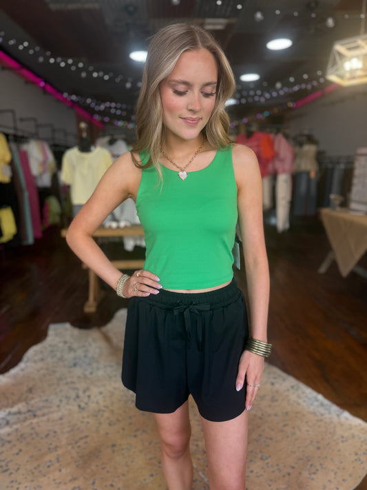 Venice Cloud Active Tank in Green Pop