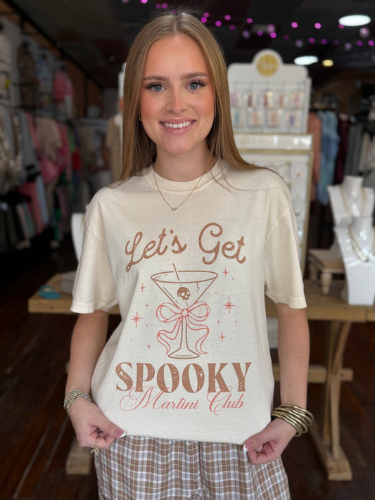 Let’s Get Spooky Martini Club Graphic