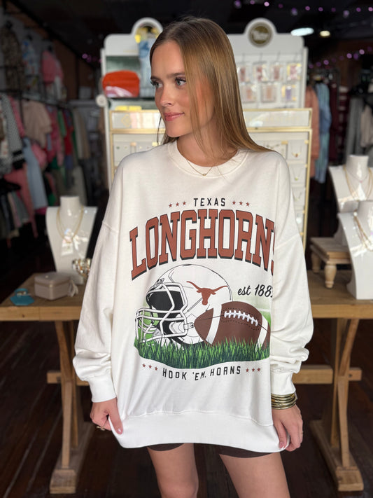 Texas Longhorn Multimedia Crewneck