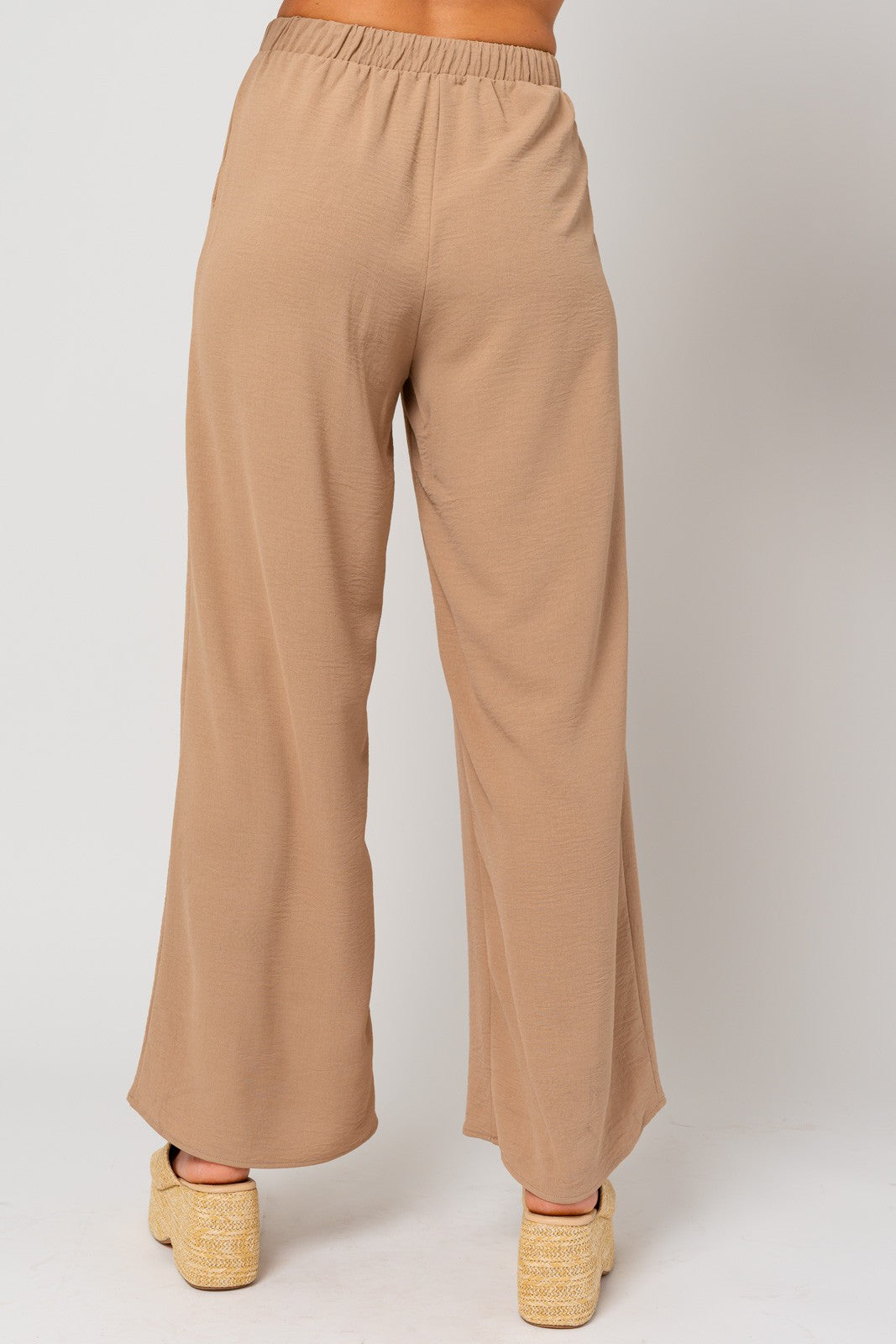 Tulum Tie Pants in Taupe