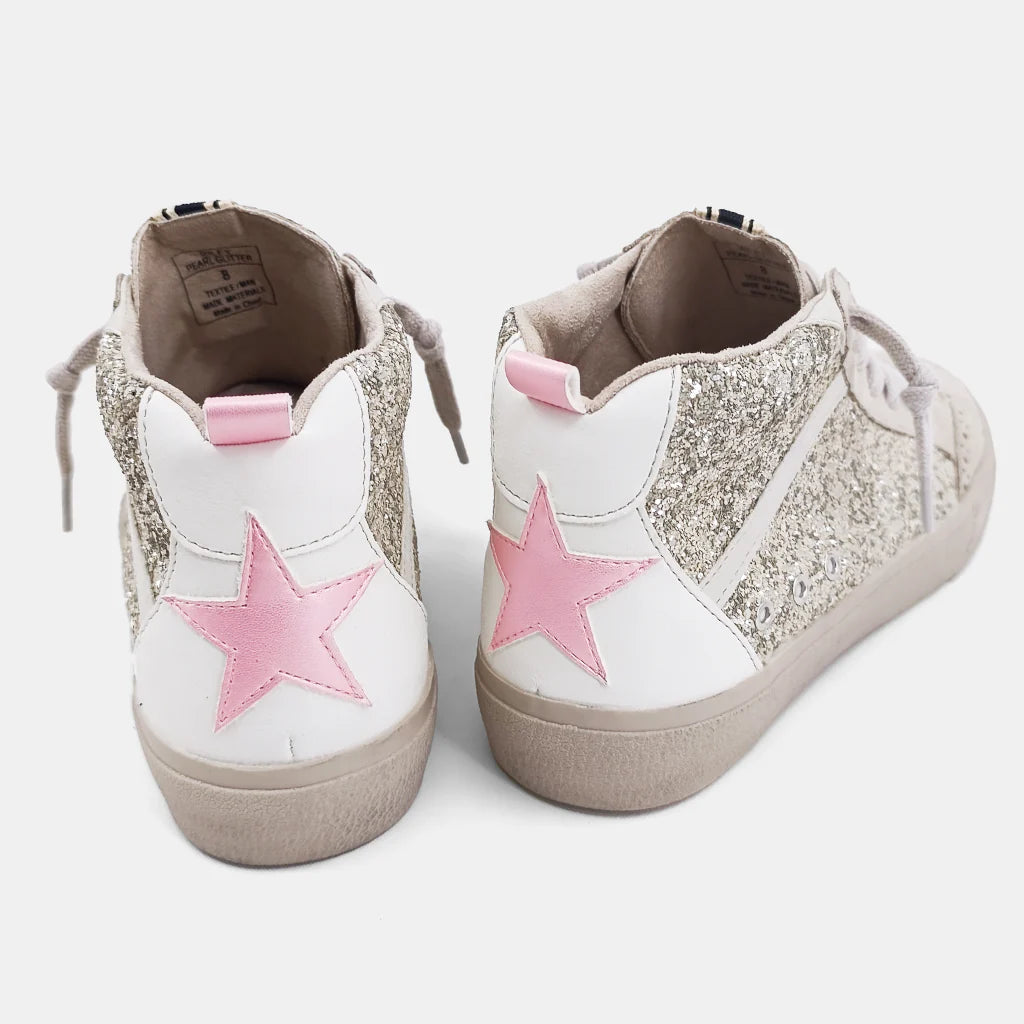 Riley Pearl Glitter Sneakers x ShuShop