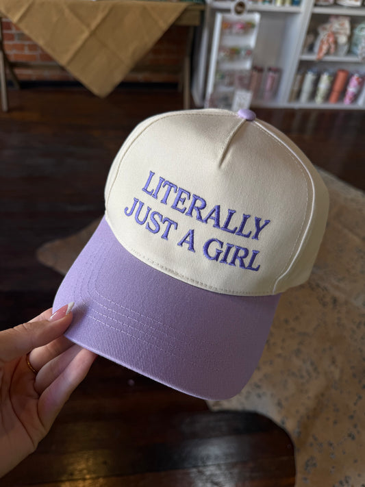 Literally Just A Girl Trucker Hat