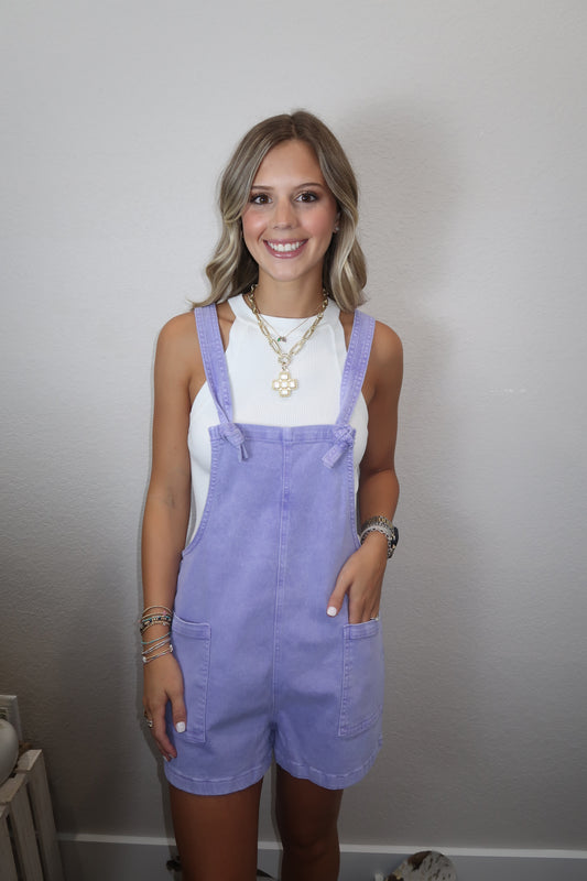 Ronnie Romper in Lavender