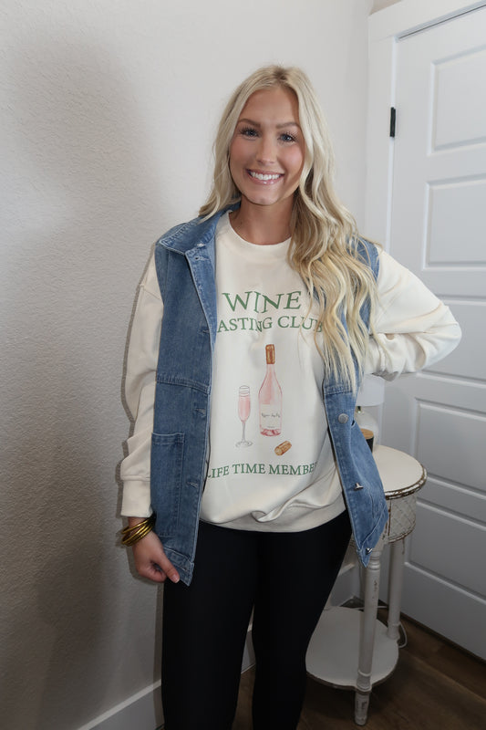 Wine Tasting Club Sweatshirt