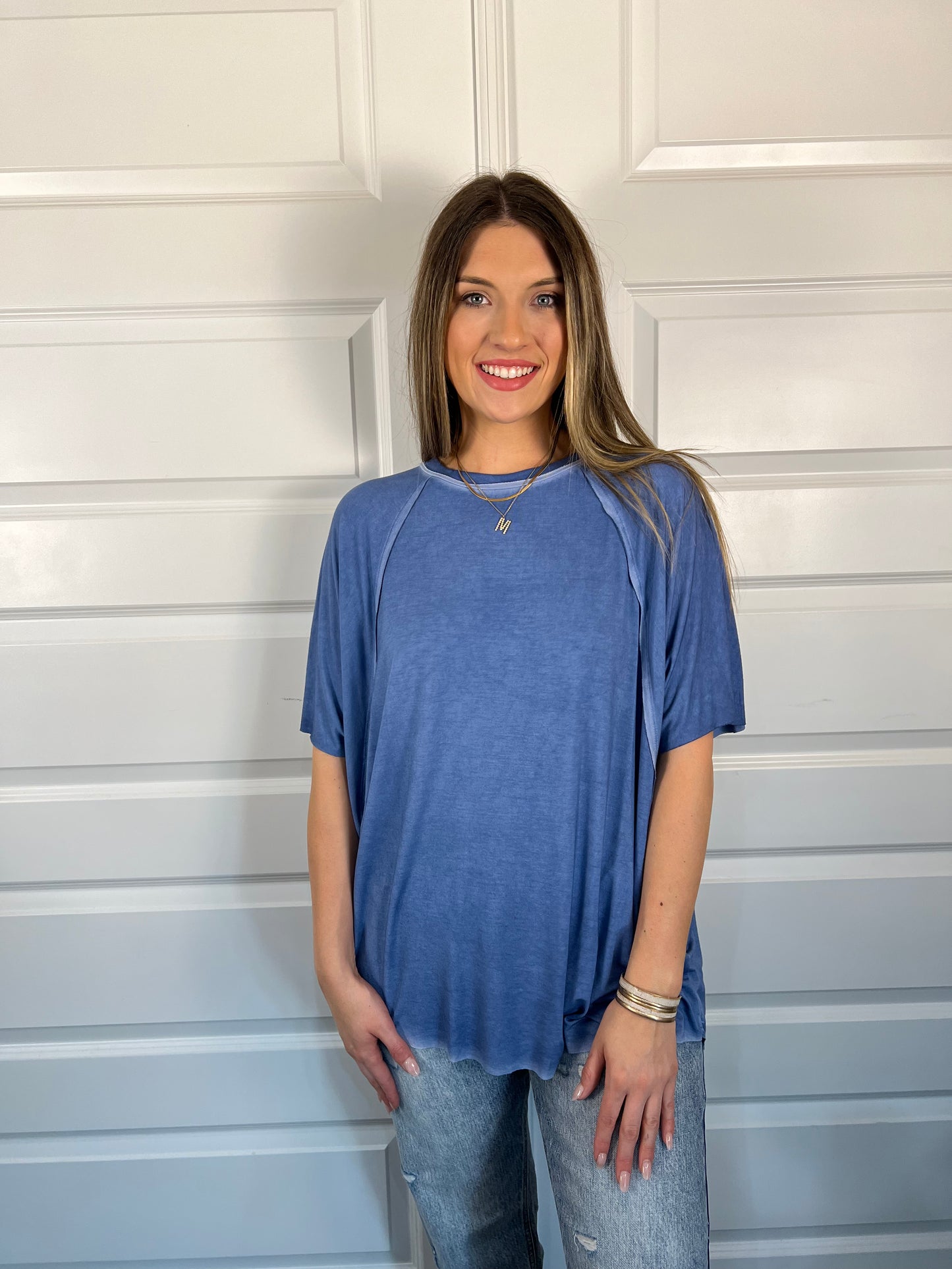 Chloe Top in Denim